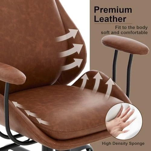 Leather Desk Chair — Smart Chairs, E-Motie