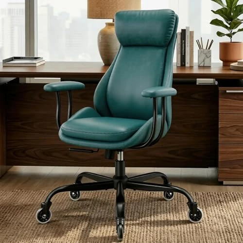 Leather Desk Chair — Smart Chairs, E-Motie