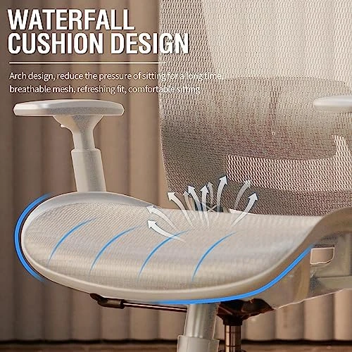Mesh Office Chair with Ergonomic Design — Smart Chairs, ELABEST