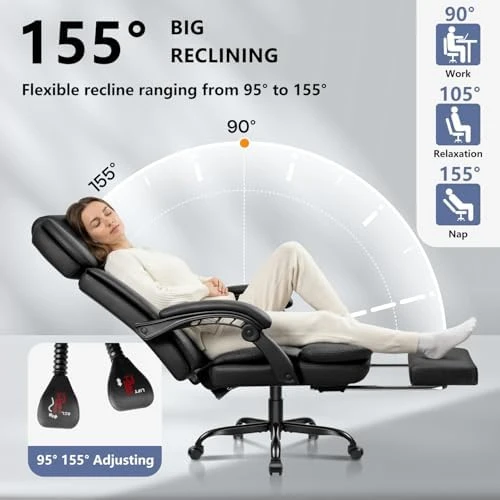 Office Chair with Foot Rest — Smart Chairs, VENDORZ