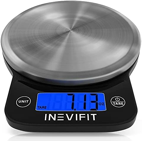 Smart Bluetooth Scale & Digital Kitchen Scale Fitness Bundle — Smart Scale, INEVIFIT