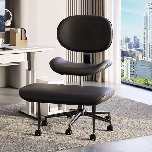Ergonomic Cross Legged Office Chair Extra Wide for ADHD and Meditation — Smart Chairs, Pinmoco