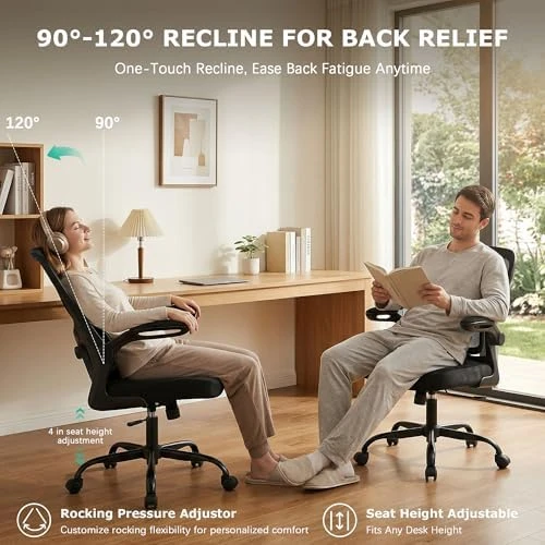Ergonomic Desk Chair with Adjustable Lumbar Support — Smart Chairs, AreShark
