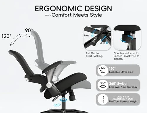 Ergonomic Office Chair with Back Support — Smart Chairs, TRALT