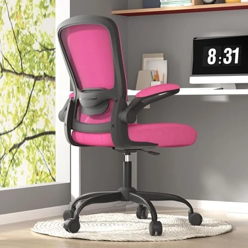 Ergonomic Office Chair with Flip-up Armrests & 135° Recline — Smart Chairs, Mimoglad