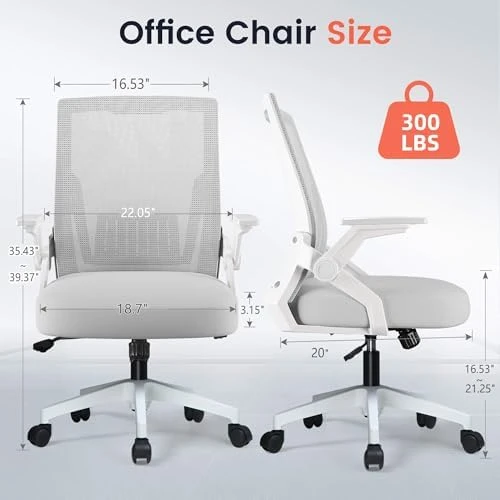 Ergonomic Office Chair with Flip-up Armrests — Smart Chairs, GTPLAYER