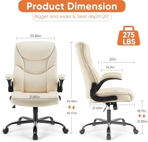 Ergonomic Office Chair with Flip-up Arms — Smart Chairs, Sweetcrispy