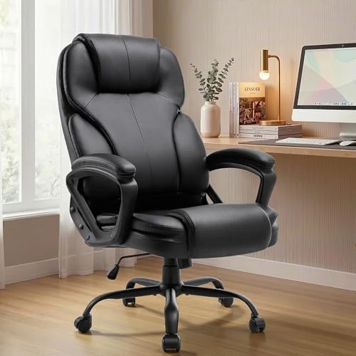 Ergonomic Office Chair with High Back, Comfy Desk Chair, Adjustable Executive Office Chair for Home Office, Big and Tall... — Smart Chairs, Meilocar