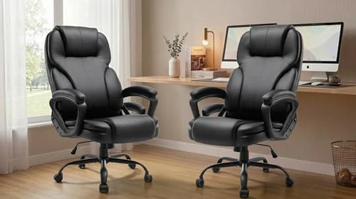 Ergonomic Office Chair with High Back, Comfy Desk Chair, Adjustable Executive Office Chair for Home Office, Big and Tall... — Smart Chairs, Meilocar