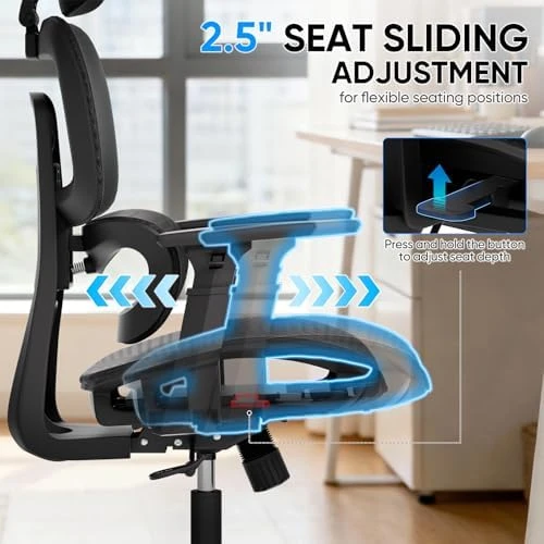 Ergonomic Office Chair — Smart Chairs, MoNiBloom