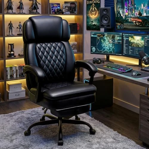 Executive Office Chair with Foot Rest for Heavy People — Smart Chairs, WAILOR