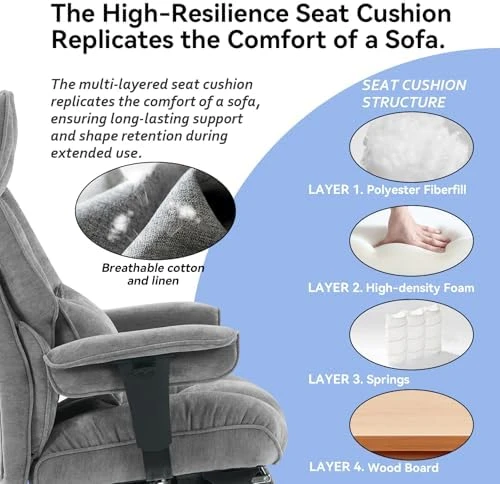 Executive Office Chair with Foot Rest — Smart Chairs, Efomao