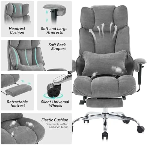 Executive Office Chair with Foot Rest — Smart Chairs, Efomao