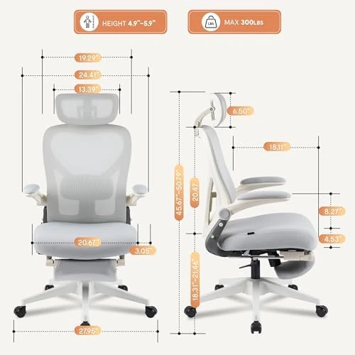 Foldex Ergonomic Office Chair — Smart Chairs, FLEXISPOT