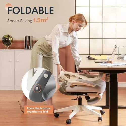 Foldex Ergonomic Office Chair — Smart Chairs, FLEXISPOT
