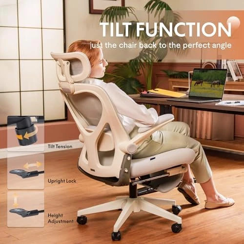 Foldex Ergonomic Office Chair — Smart Chairs, FLEXISPOT