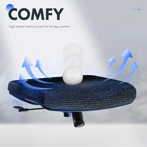 OC3 Ergonomic Office Chair with Footrest — Smart Chairs, FLEXISPOT