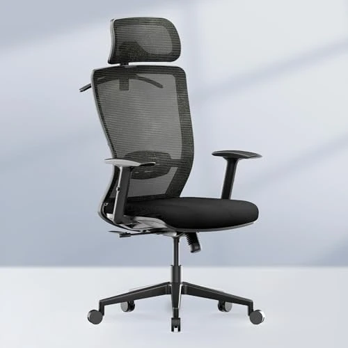 OC3 Ergonomic Office Chair with Footrest — Smart Chairs, FLEXISPOT