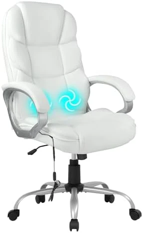 Office Chair Computer High Back Adjustable Ergonomic Desk Chair Executive PU Leather Swivel Task Chair with Armrests... — Smart Chairs, FDW Store