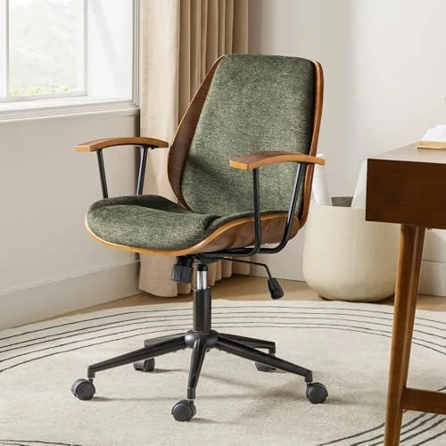 Solid Wood Office Chair with Rocking Function — Smart Chairs, HULALA HOME