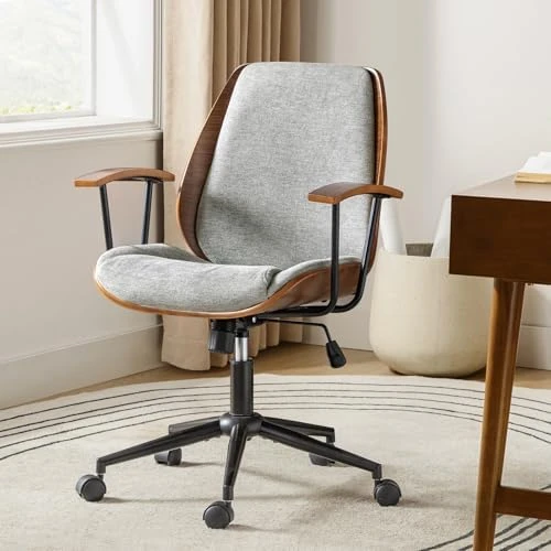 Solid Wood Office Chair with Rocking Function — Smart Chairs, HULALA HOME
