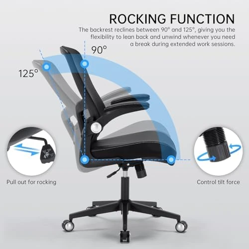 Ergonomic Heavy Duty Office Chair with Adjustable Lumbar Support — Smart Chairs, Heromate