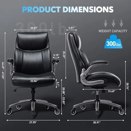 Ergonomic High-Back Executive Office Chair — Smart Chairs, MALOL