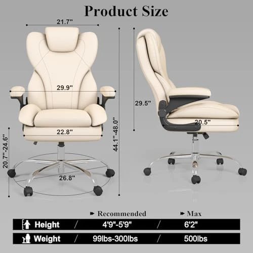 Executive Leather Office Chair — Smart Chairs, E-Motie