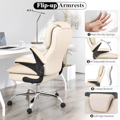 Executive Leather Office Chair — Smart Chairs, E-Motie