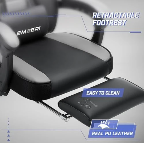 Gaming Chair with Footrest — Smart Chairs, LEMBERI