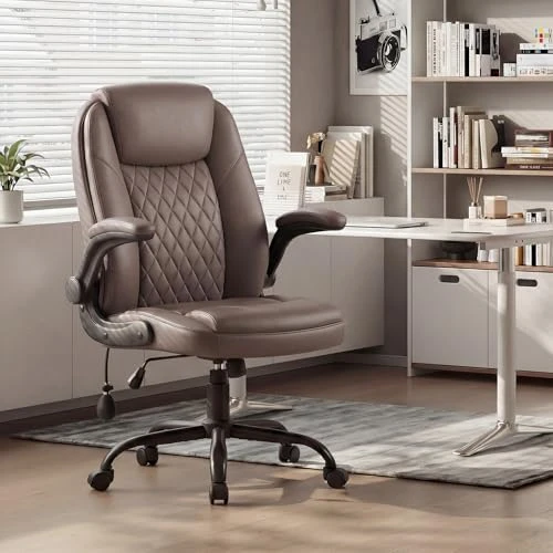 Leather Office Chair with Adjustable Lumbar Support — Smart Chairs, MALOL