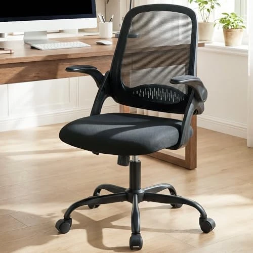Office Chair Gaming Desk Computer Mesh Ergonomic Chair with Flip-up Arms Comfy Lumbar Support Adjustable Height Rolling... — Smart Chairs, NEO CHAIR