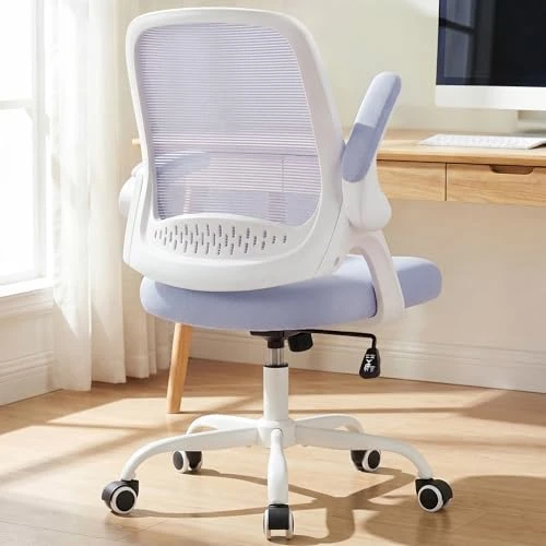 Office Chair Gaming Desk Computer Mesh Ergonomic Chair with Flip-up Arms Comfy Lumbar Support Adjustable Height Rolling... — Smart Chairs, NEO CHAIR