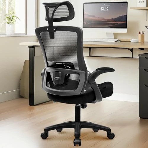 Office Desk Chair with Ergonomic Headrest and Lumbar Support — Smart Chairs, NEO CHAIR
