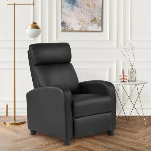Recliner Sofa Massage Chair with Lumbar Support and Padded Backrest — Massage Chairs, FDW