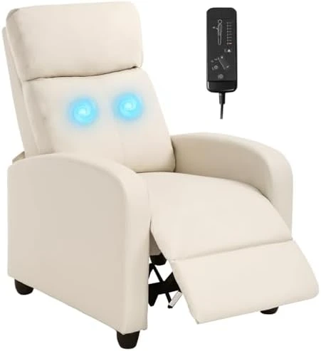 Recliner Sofa Massage Chair with Lumbar Support and Padded Backrest — Massage Chairs, FDW