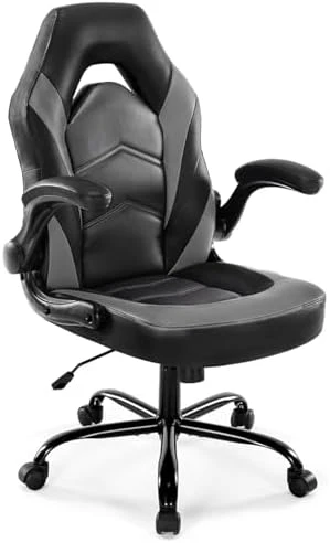 Ergonomic Computer Gaming Chair with PU Leather Lumbar Support — Smart Chairs, DUMOS