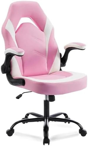 Ergonomic Computer Gaming Chair with PU Leather Lumbar Support — Smart Chairs, DUMOS