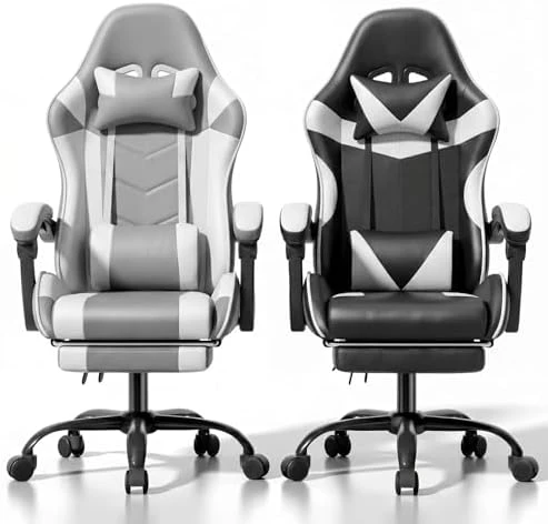 Gaming Chair with Footrest and Lumbar Support — Smart Chairs, Ray Bear