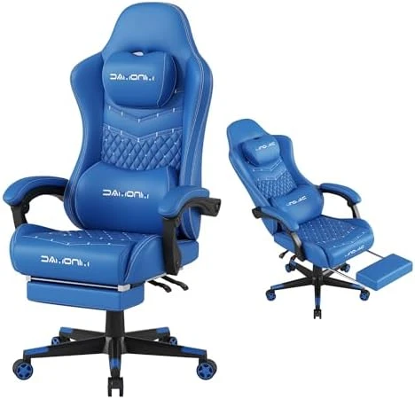 Gaming Chair with Footrest and Lumbar Support — Smart Chairs, MINOMAC