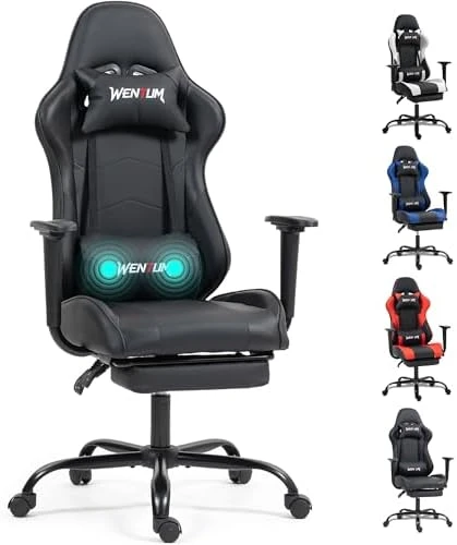 Gaming Chair with Footrest — Smart Chairs, WENTUM