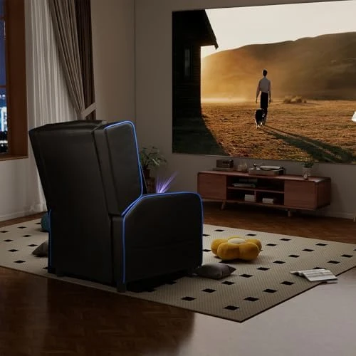 Gaming Recliner Chair for Living Room Racing Style Single PU Leather Gaming Sofa for Adults Modern Game Recliners... — Massage Chairs, GTPLAYER