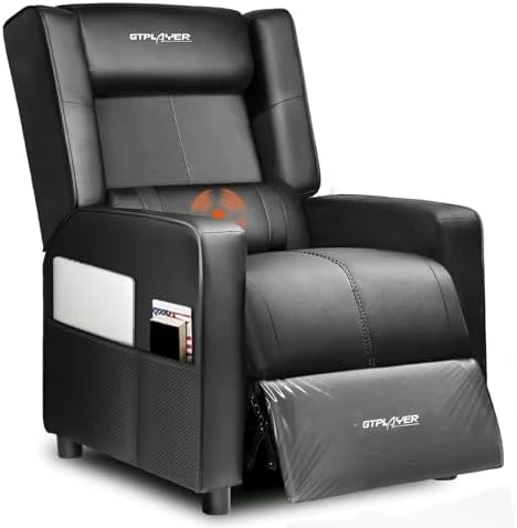 Gaming Recliner Chair for Living Room Racing Style Single PU Leather Gaming Sofa for Adults Modern Game Recliners... — Massage Chairs, GTPLAYER
