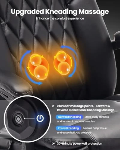 Massage Office Chair with Foot Rest — Massage Chairs, CHAIRKER