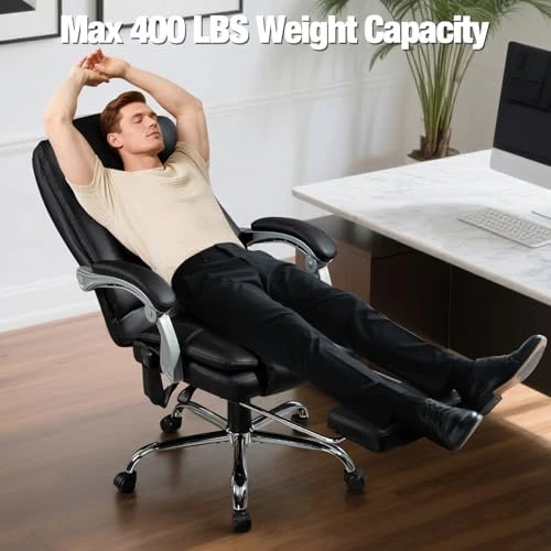Massage Office Chair with Foot Rest — Massage Chairs, Mvpipi
