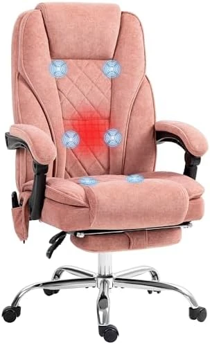 Massage Office Chair with Foot Rest — Massage Chairs, Vinsetto