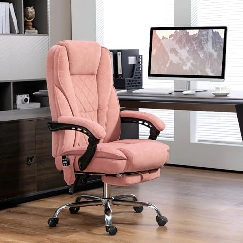 Massage Office Chair with Foot Rest — Massage Chairs, Vinsetto