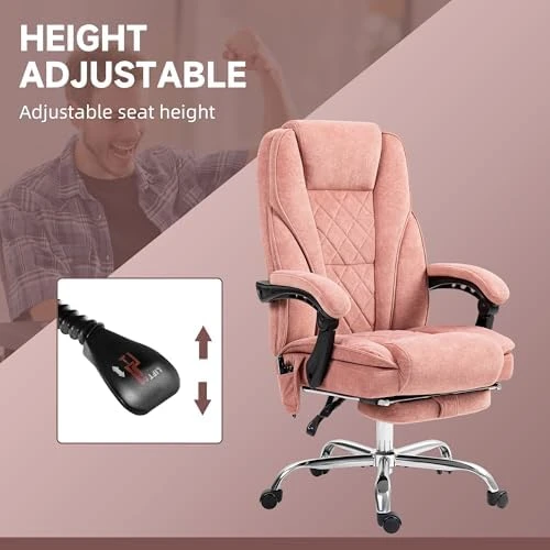 Massage Office Chair with Foot Rest — Massage Chairs, Vinsetto