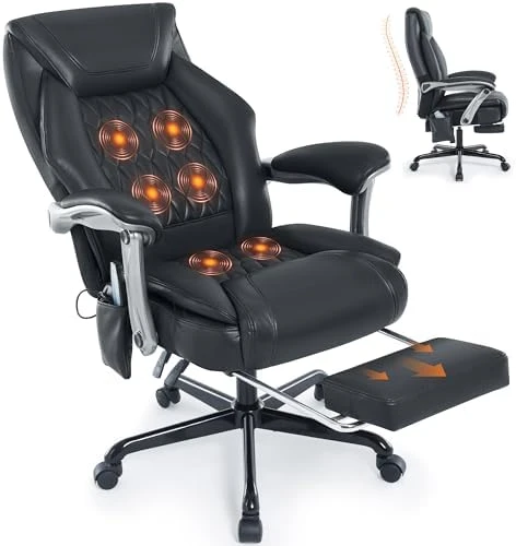 Massage Office Chair with Heat & Footrest — Massage Chairs, Xiuyu
