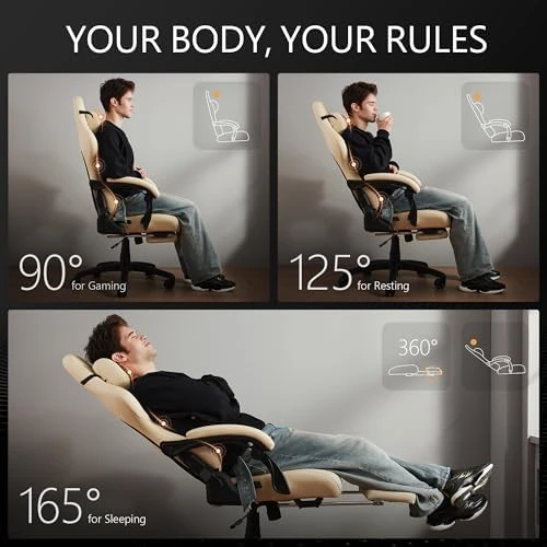 Big & Tall Vintage Gaming Chair — Smart Chairs, Dowinx
